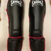 Tradera Kampsport<Top King Shin Guards - Storlek L - Svart/Röd