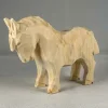 Tradera Samlarfigurer<Trähäst - handgjord träfigur