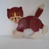 Tradera Övriga Samlarleksaker<Träleksak katt - Retro leksak