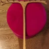 Tradera Träräfsa barn Gammal Längd 40cm bredd 30cm Signerad V.W> Allmoge