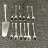 Tradera Tårtspade, 12 st kaffeskedar i silver , Rosenholm Jacob Ängman> Silver
