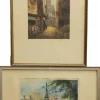 Tradera Två färglitografier med motiv från Paris^ Grafik & Teckningar