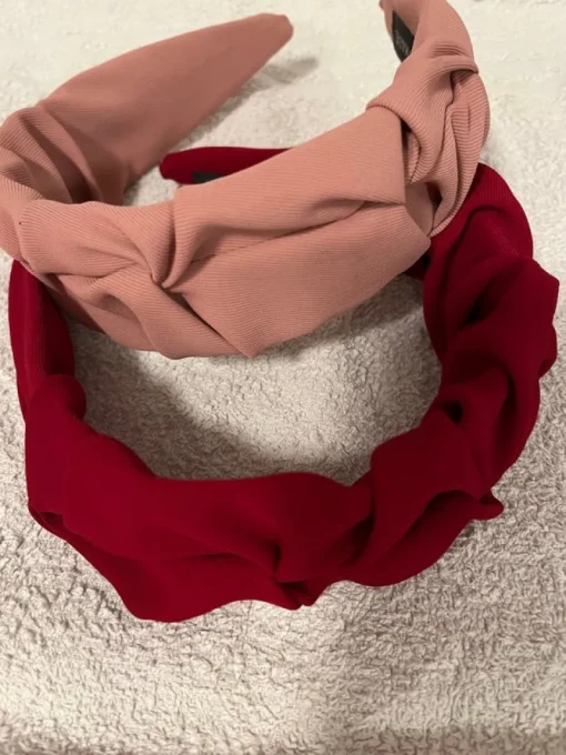 Tradera Hårsmycken & Diadem<Två hårband i rosa och rött