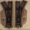 Tradera Två Märklin 5122-5123 Växelspår^ Modelljärnvägar
