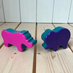 Tradera Två shakers, noshörning och elefant - RhythMix - Fint använt skick> Leksaksinstrument