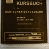 Tradera Tidtabeller<Tysk Tågtidtabell Amtliches Kursbuch der Deutschen Bundesbahn 1956