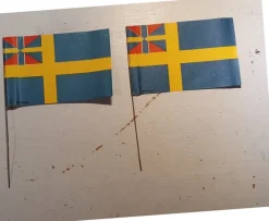 Tradera Unionsflaggor för julgran! S.k. sillsalladen!^ Flaggor