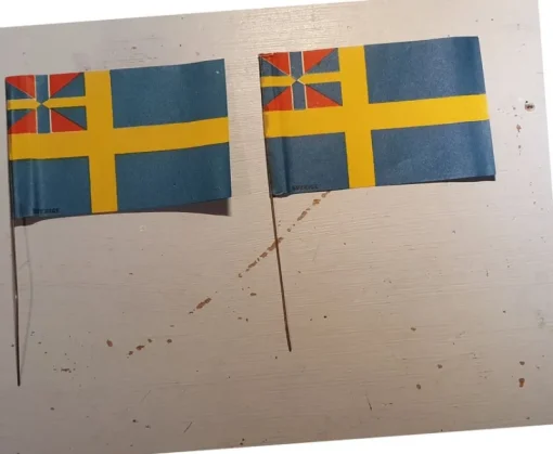 Tradera Unionsflaggor för julgran! S.k. sillsalladen!^ Flaggor