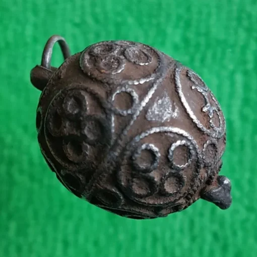 Tradera Urgammal vackert Silver Smycken! Da:25mm Vikt:10,39gr.> Arkeologi