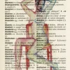 Tradera Utskrift på sida från italienskt-spanish lexsikon^ Posters