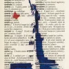 Tradera Utskrift på sida från italienskt-spanish lexsikon^ Posters
