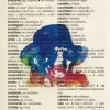 Tradera Utskrift på sida från italienskt-spanish lexsikon^ Posters