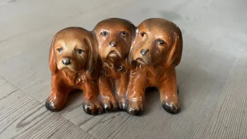 Tradera Vintage 1950 Beswick Pottery söta keramikhundar nr 917> Keramik & Porslin, Utländskt