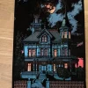 Tradera Vintage Blacklight Poster - spöklikt hus^ Posters
