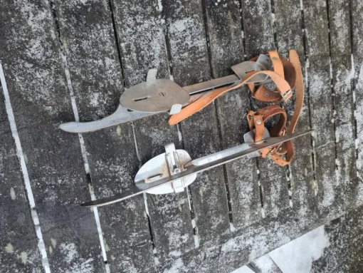 Tradera Långfärdsskridskor<Vintage långfärdskridskor, 44-45