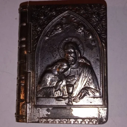 Tradera Vintage miniatyr etui för radband i bokform> Ikoner & Religiösa Föremål