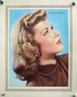 Tradera Vintage mycket sällsynt Barbara Lawrence fotofilmstjärna-släpptes på 1950-talet^ Filmmemorabilia