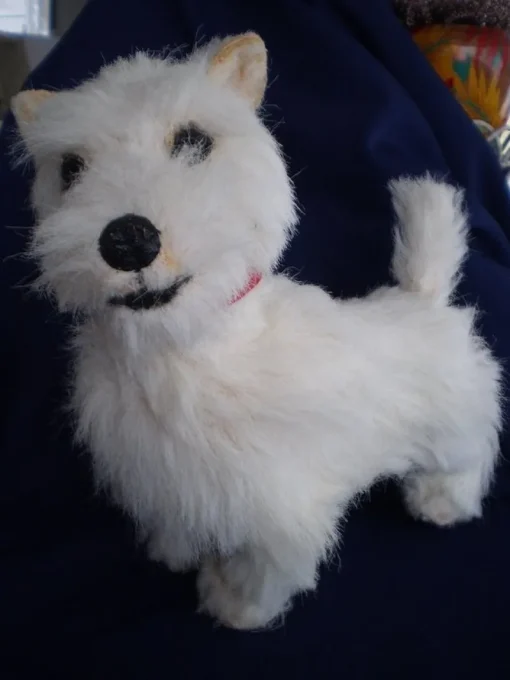 Tradera Nalle- & Teddybjörnar<VINTAGE West Highland White Terrier Mjukdjur