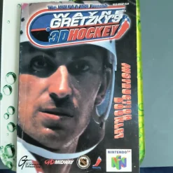 Tradera Nintendo<Wayne Gretzky's 3D Hockey Instruktionshäfte Nintendo 64