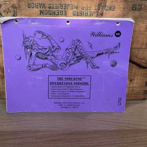 Tradera WILLIAMS THE MACHINE OPERATIONS MANUAL^ Spelautomater