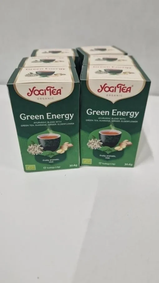 Tradera Yogi Tea Green Energy, 6 förpackningar> Hälsa & Skönhet